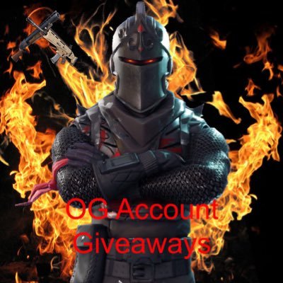 I giveaway legit Fortnite Og and exclusive accounts ranging from season 1 and before to now.