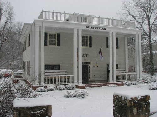 The North Carolina Chapter of the Delta Upsilon Fraternity. Founded April 25, 1953.