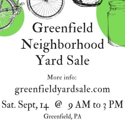 Greenfield Neighborhood Yard Sale!