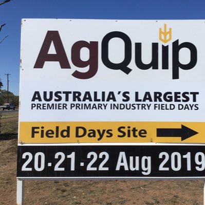 AgQuip: Australia’s biggest showcase of agri-products. 18, 19, 20 August 2020. Entry is free, gates open at 9am