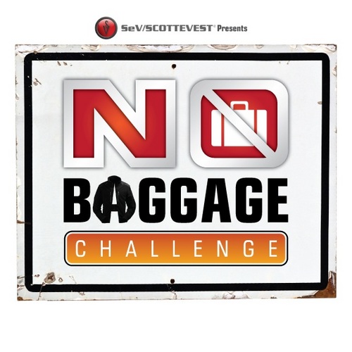 tweet updates for the No Baggage Challenge sponsored by @Scottevest