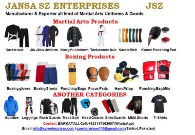 Manufacturer and exporter of martial arts products
#martialarts
#karate
#sportsgoods