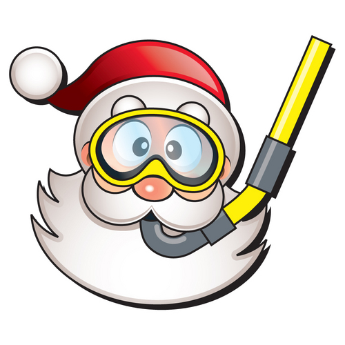 Charity event from 2007 to 2015 for scuba diving dressed as Santa Claus/Father Christmas, raising money for @RNLI + @DDRCPlymouth