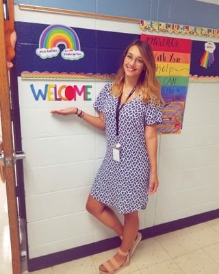 Kindergarten teacher at Fry School in Burbank, Illinois.