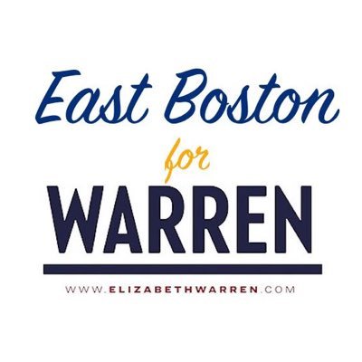 Elizabeth Warren fans dreaming big and fighting hard in East Boston, MA. Volunteer account. Email EastieForWarren@gmail.com to get involved!