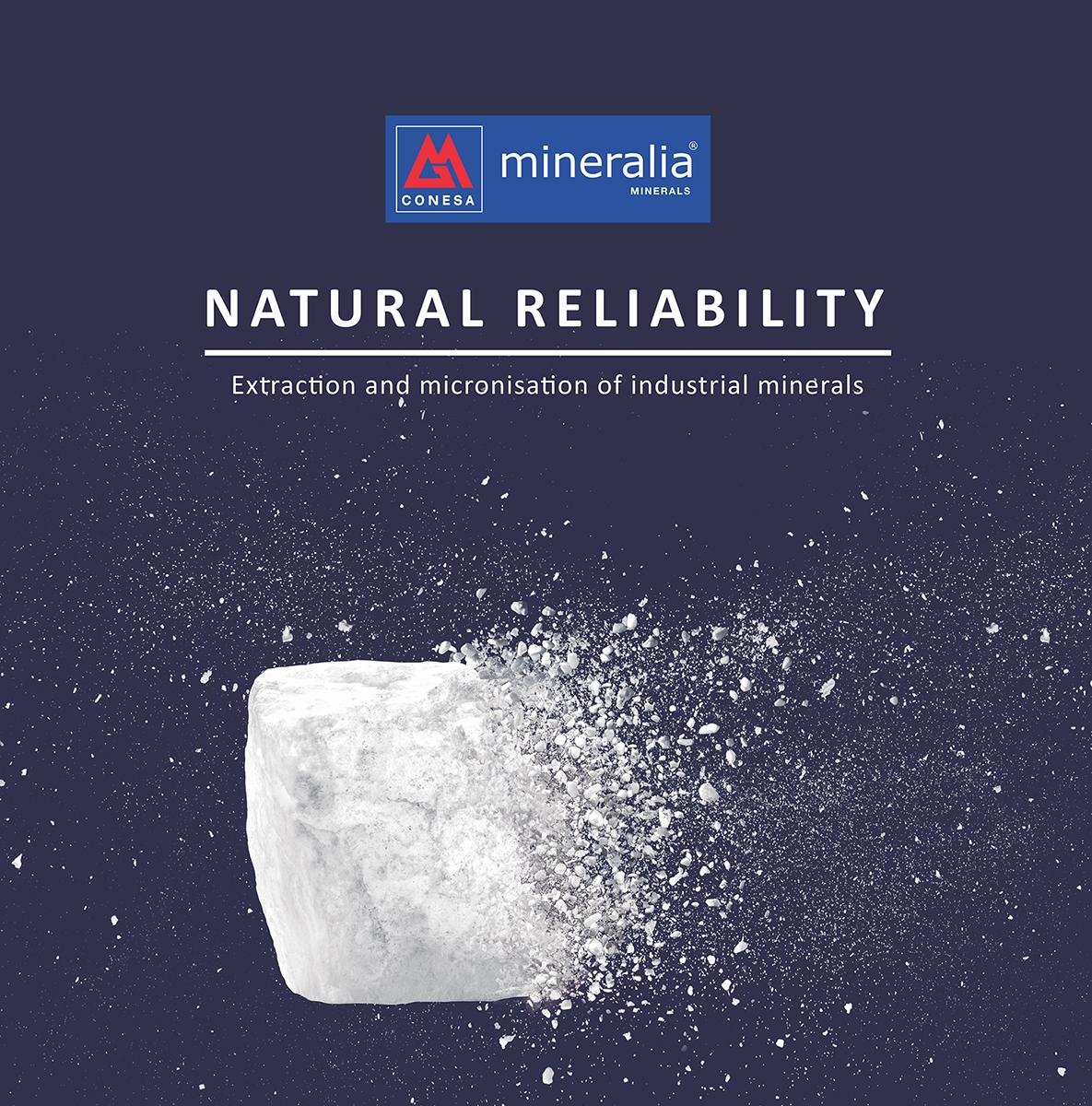 Extraction and micronization of industrial minerals
NATURAL RELIABILITY
Spain - Morocco - Italy