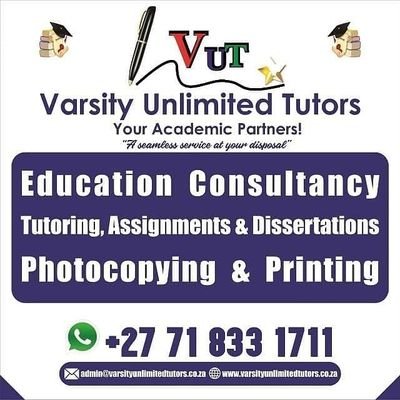 We are group of expert tutors in SA