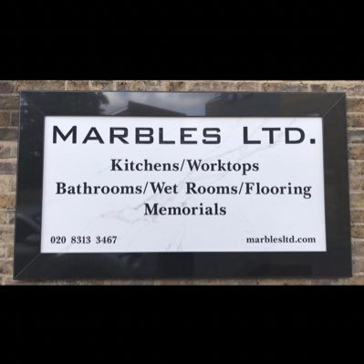 Marbles Ltd is a Stonemason based in Bromley with over 30 years experience. We specialise in kitchen worktops, vanity tops, fireplaces, wet rooms & memorials