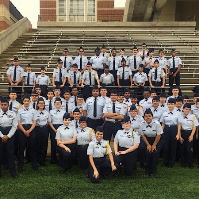 Cypress Falls High School Air Force JROTC, est July 2000.  The 1st AFJROTC in CFISD!