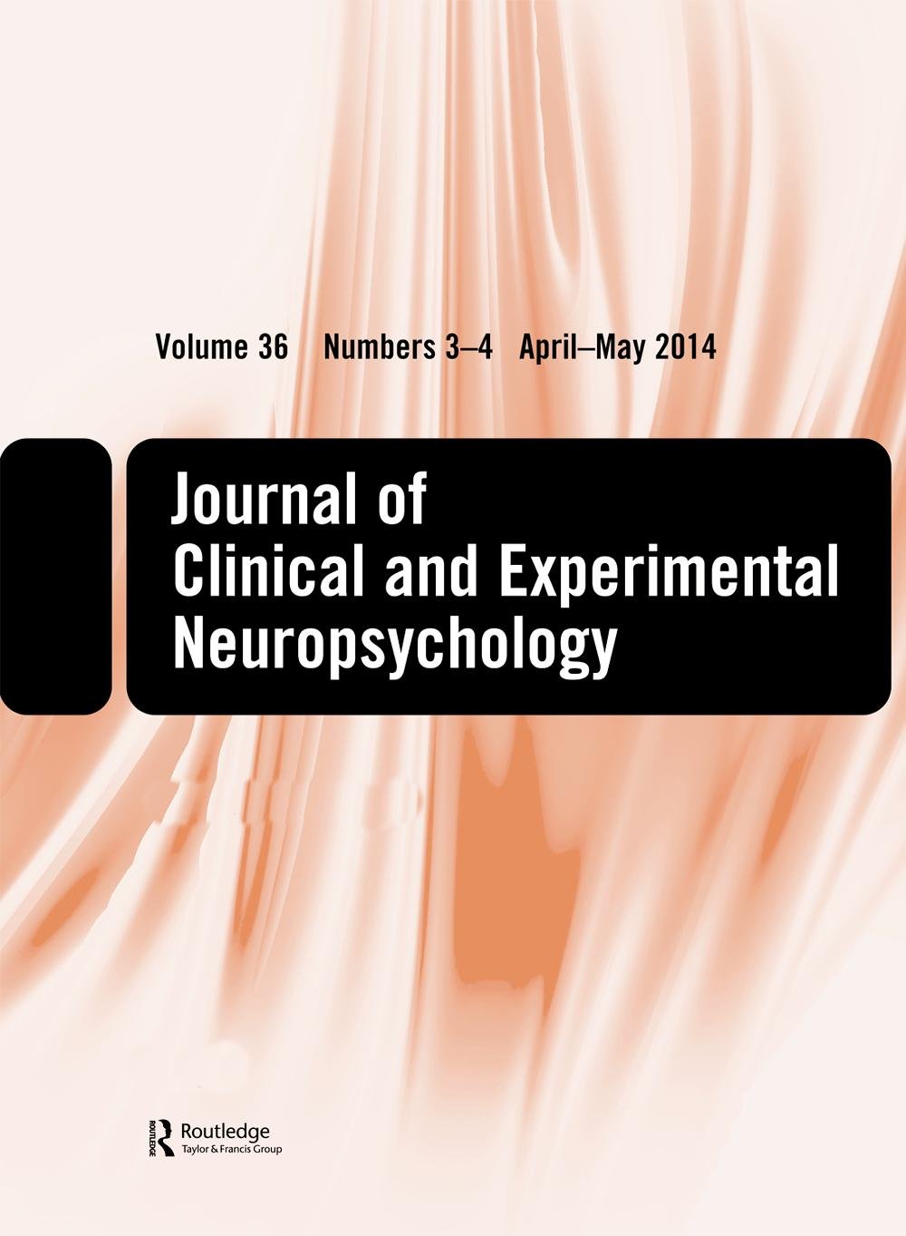 Journal of Clinical and Experimental Neuropsychology publishes research on neuropsychological consequences of brain disease, disorders, and dysfunction