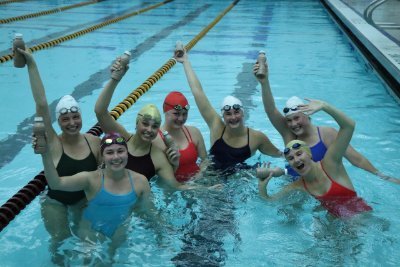 The Dexter Women's Swim & Dive Team is a dedicated team of female athletes who work hard, support each other and perform at a high level. They also have fun!