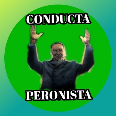 Agrupación Peronista
#MasUnidosQueNunca
#ConductaPeronista
Seguinos  
💻💻
Facebook 
Conducta Peronista📲
 Instagram
Conducta Peronista La Matanza📲