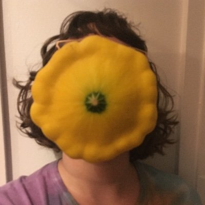 Brilliant and cute with a regular head. She/her, white, queer.
(My name is not really Onion)