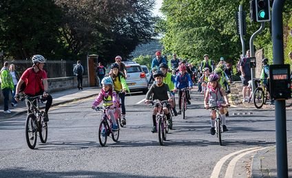 A celebration of the Bike Buses of Edinburgh, helping children get safely to their schools without polluting and whilst enjoying exercise and friendship