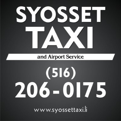 Syosset Taxi and Airport Service, the local taxi service in Syosset NY 11791, local cab service and airport shuttles, operates 24/7/365 call (516) 206-0175