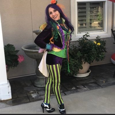 Affinity for The Joker💋🃏💋Adding my own twist 💜💐💚 @LadyLurid #LadyLurid #SenoritaJokerita #TheJoker