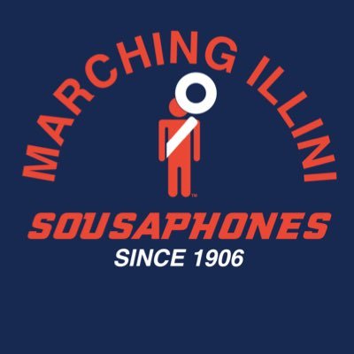 The University of Illinois Marching Illini Sousaphones. The Lowest Low Brass.