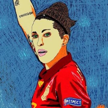 Barcelona - Deporte femenino en vena, verlo y practicarlo! Futbolera extrema.