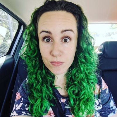 amandasername's profile picture. Green Hair. Wife. Mother of Six Cats.