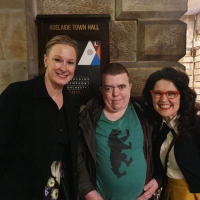 Young man with a disability, Labor party supporter, practicing to be an disability activist for the disability community