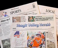 Sports desk at the Skagit Valley Herald