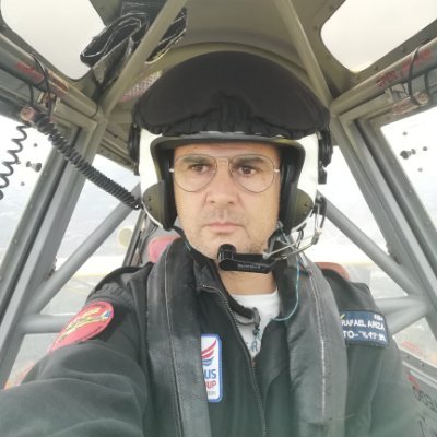 rafariza69's profile picture. Piloto agrícola y de extinción de incendios forestales. Padre de 4, abuelo de 3 y marido a tiempo parcial.