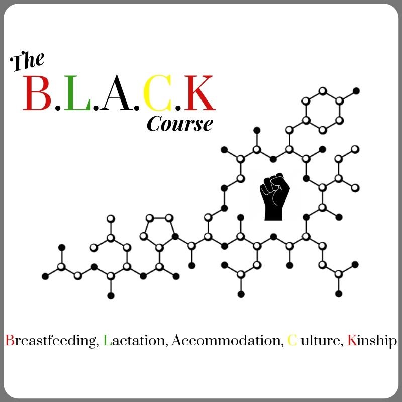 Presenting The BLACK COURSE! 
The full scope lactation and breastfeeding education course made by and for Black People and folks supporting black breastfeeding.