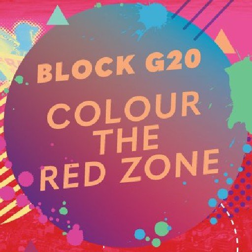 Block G20 – colour the red zone! 
Für ungehorsame und widerständige Massenaktionen gegen eine Welt mit Ausbeutung, Unterdrückung und Krieg.

#noG20 #Solidarität