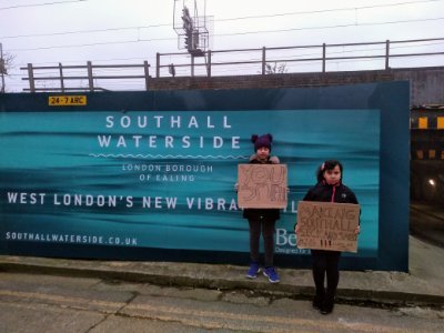 Campaigning for the end of an environmental injustice, caused by, dirty air from  Berkeley Group's The Green Quarter (Southall Waterside) development.