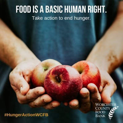 We are a community-based non-profit organization committed to engaging, educating and leading Worcester County in creating a hunger-free community.