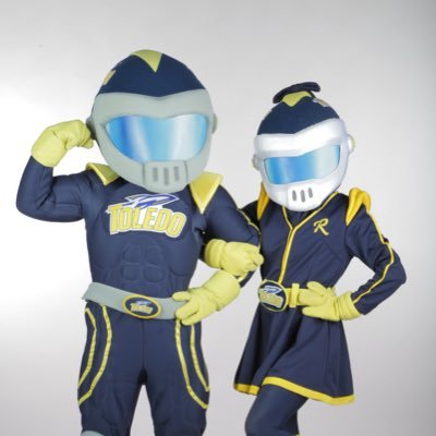 Rocky and Rocksy are the official mascots of The University of Toledo.