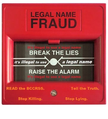 Have you heard of the Legal Name Fraud yet?
Read & Share the #BCCRSS
Only Hypocrites would deny this Truth
#IDsILLEGAL #TruthBillboards #BCCRSS #TheEscapeClause