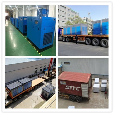 1. Focus on r&d, production and sales of air compressor for 18 years. 2, the product exports more than 100 countries and regions, operating screw air compressor