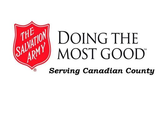 The Salvation Army 
Canadian County Service Center
El Reno, OK 
Phone:405-295-2343
Leslie Johnson- Director
Jade Carter- Assistant Director