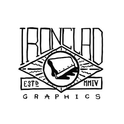 Ironclad Graphics is a printshop producing fine screen printed products: Posters, Art Prints, T-Shirts and Vinyl Stickers.