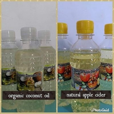 natural apple cider & organic coconut oil natural 100%