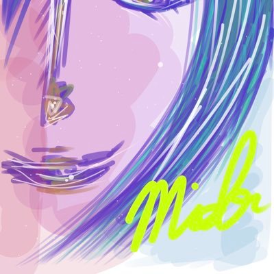 みちょこもこ 情熱 孤独 希望 イラスト 指で描くイラスト 指で描く 水彩画 女性のイラスト