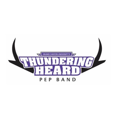 Official Twitter of the Grand Canyon University Thundering Heard Pep Band! email gcupepband@gcu.edu for information on joining!