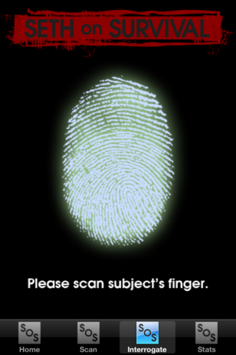 Scan your friends - Scan yourself!
Find out what kind of monster you are.
A free supernatural survival app for iOS devices from http://t.co/RpDMXUNJPS