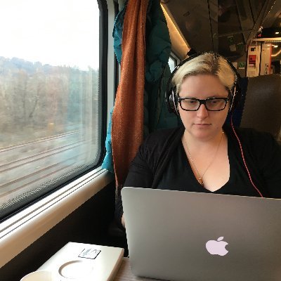 Editor of TV shows like #Picard, #DavidMakesMan, and films like #TheArcher.  Editing on a train, editing on a plane, but mostly likely cutting in an office.