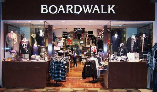 Boardwalk, located upstairs in the Brea Mall, encompasses the surf, skate, and snow movement. We carry special brands that are not sold in other stores.