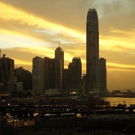 Teen girls in Hong Kong