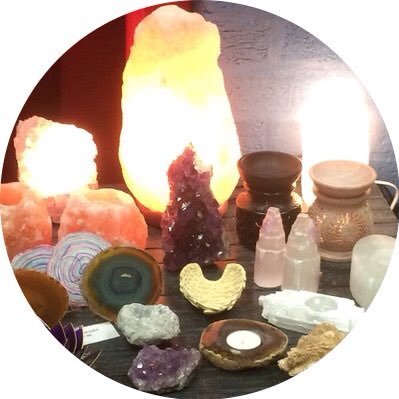 Seller of crystals, jewellery, Himalayan salt lamps, selenite lamps, windchimes, incense sticks, incense holders, sage, tarot cards, bags and cloths, CD's, etc.