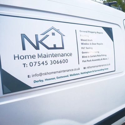NK Home maintenance is based in Derby, Heanor, Eastwood, Nottingham and Surrounding areas.
