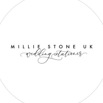 Millie_Stone_UK's profile picture. 🖤 Wedding Stationer based in Leicestershire, UK. Invitation suites, place cards, table plans etc. 🖤 International Shipping 🖤 https://t.co/224PQU3Vva
