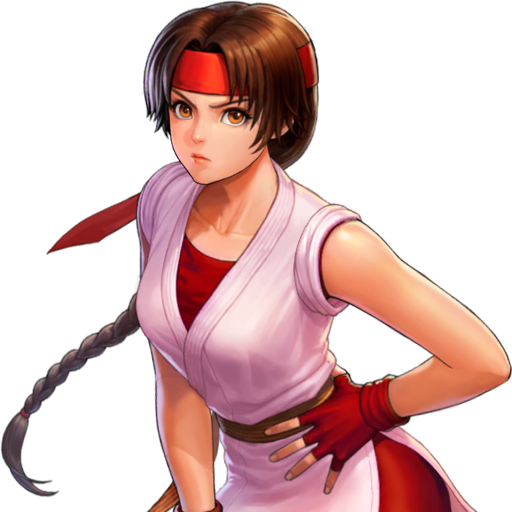 Hii I'm Yuri Sakazaki! I practice Kyokugen Karate along with my dad, my brother Ryo, and my boyfriend Robert! I've also entered the KOF Tournaments!