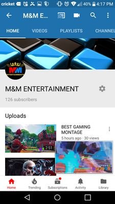i have a youtube channel🔥 i play fortnite&nba 2k20  grind dont stop🔥
ps4&xbox gamer