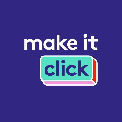 makeitclickHQ's profile picture. Here to help you with everything and anything digital... until it clicks. From the charity @GoodThingsFdn.
