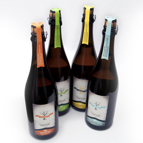 Hand-crafted ciders from great cider apples
grown in the heart of Washington apple country.