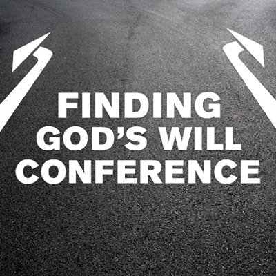 Conference on Finding God's Will. W/speakers Kevin DeYoung, Garry Friesen and Noel Heikkinen. January 22nd. Web Site is up and running!